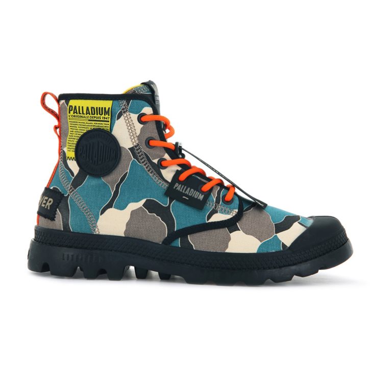 Palladium Pampa Lite Overlab Laarzen Dames Camo | NL 87UIBJZ